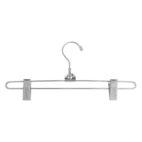 12" Steel Skirt Hanger w/ Regular Hook - Chrome Finish,Pack Size - 100