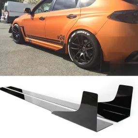 2008 - 2014 Subaru Wrx/Sti Side Skirt Extensions V3 (For Hatch & Sedan)