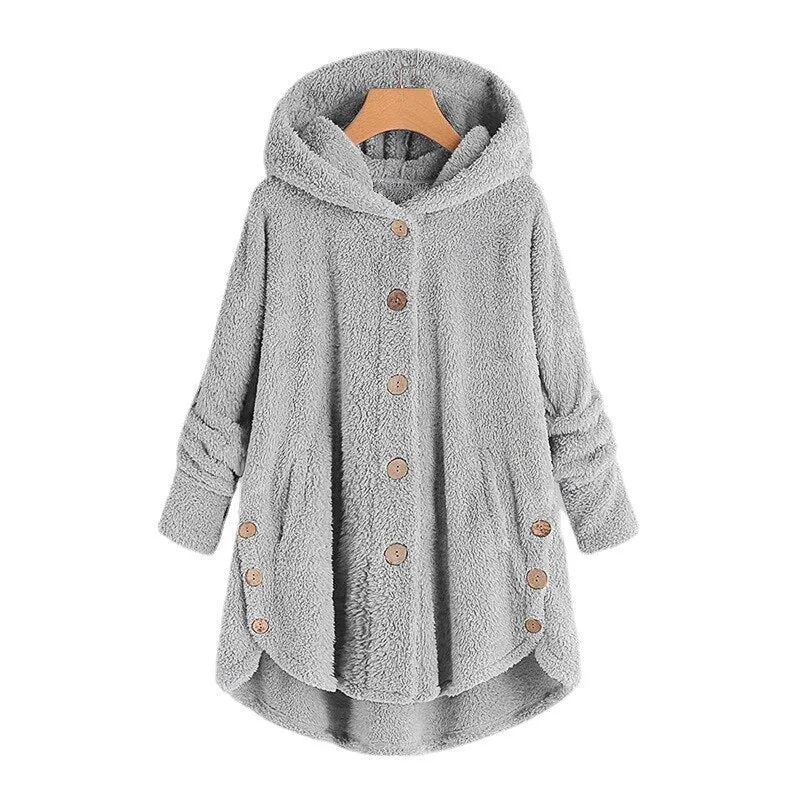 2023 Autumn and Winter Dress Women's Medium Length Lamb Plush Double sided Fleece Coat Women