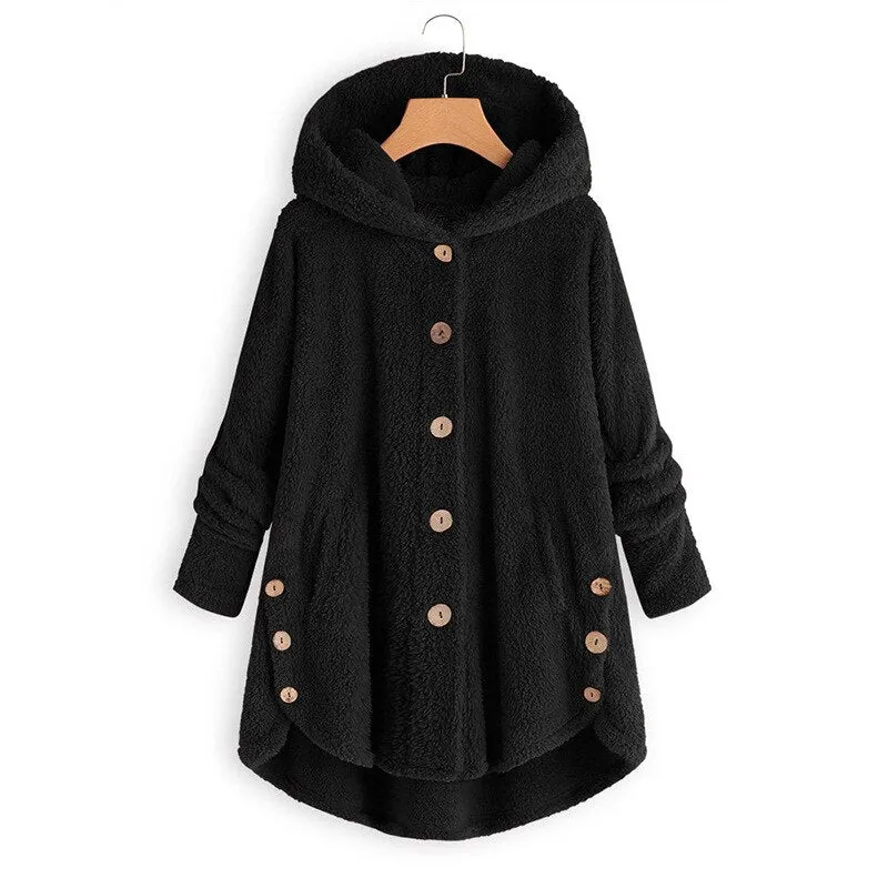2023 Autumn and Winter Dress Women's Medium Length Lamb Plush Double sided Fleece Coat Women
