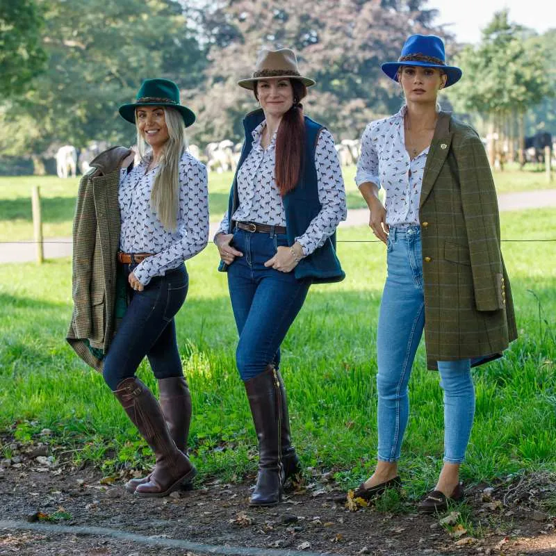 Alan Paine Lawen Ladies Shirt - Country Print