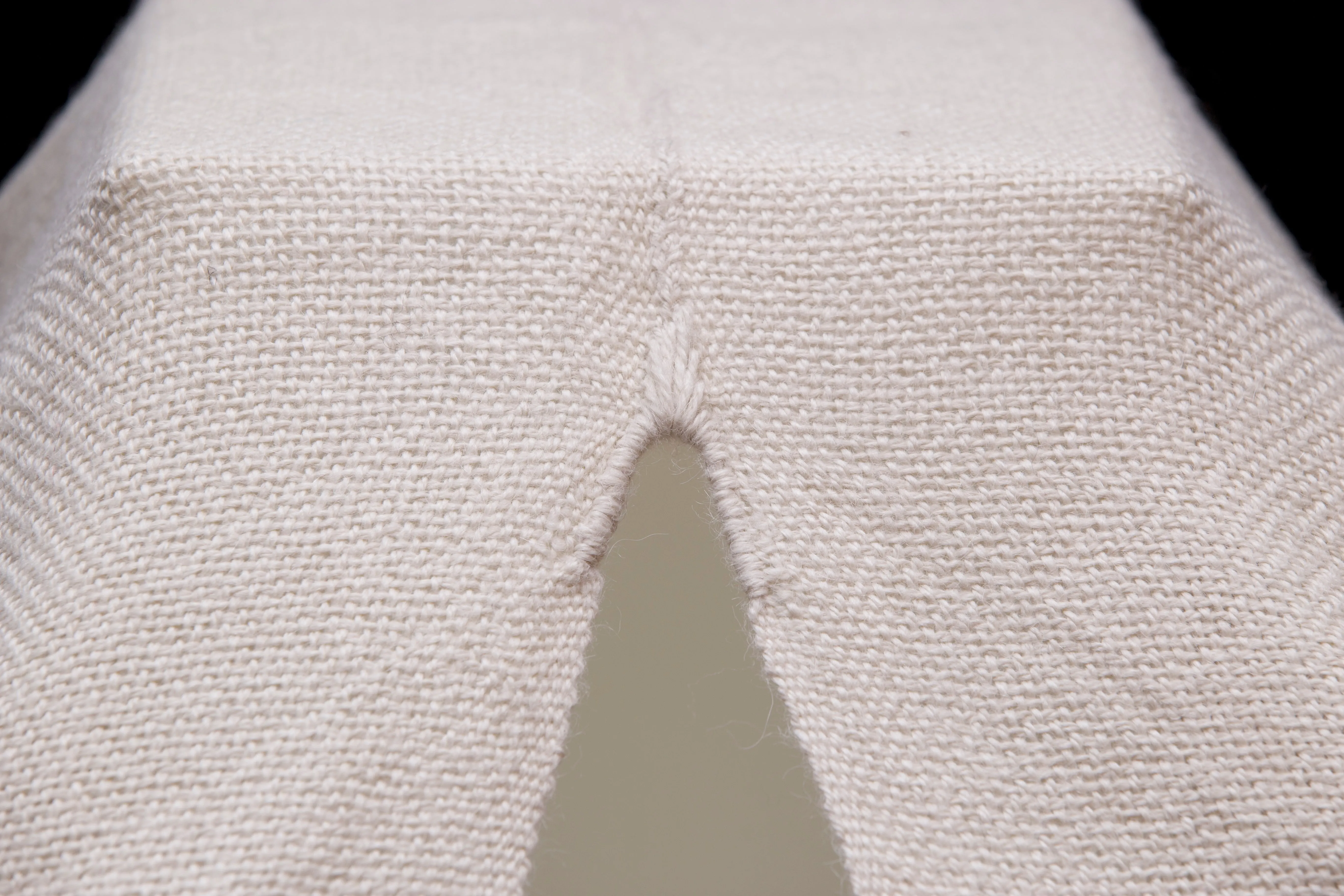 Alpaca Ruana (Body Cross-Over) - Natural White