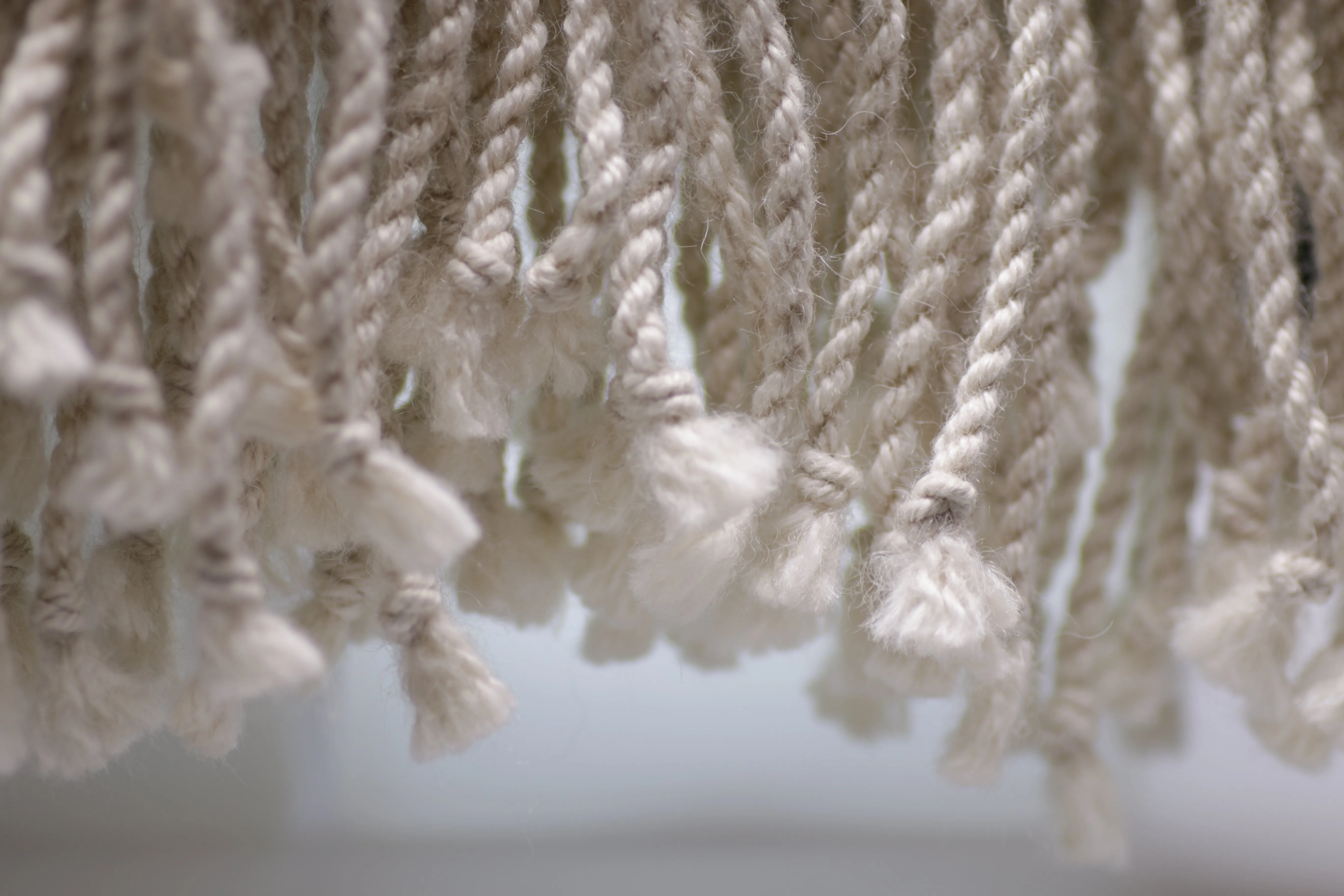 Alpaca Ruana (Body Cross-Over) - Natural White
