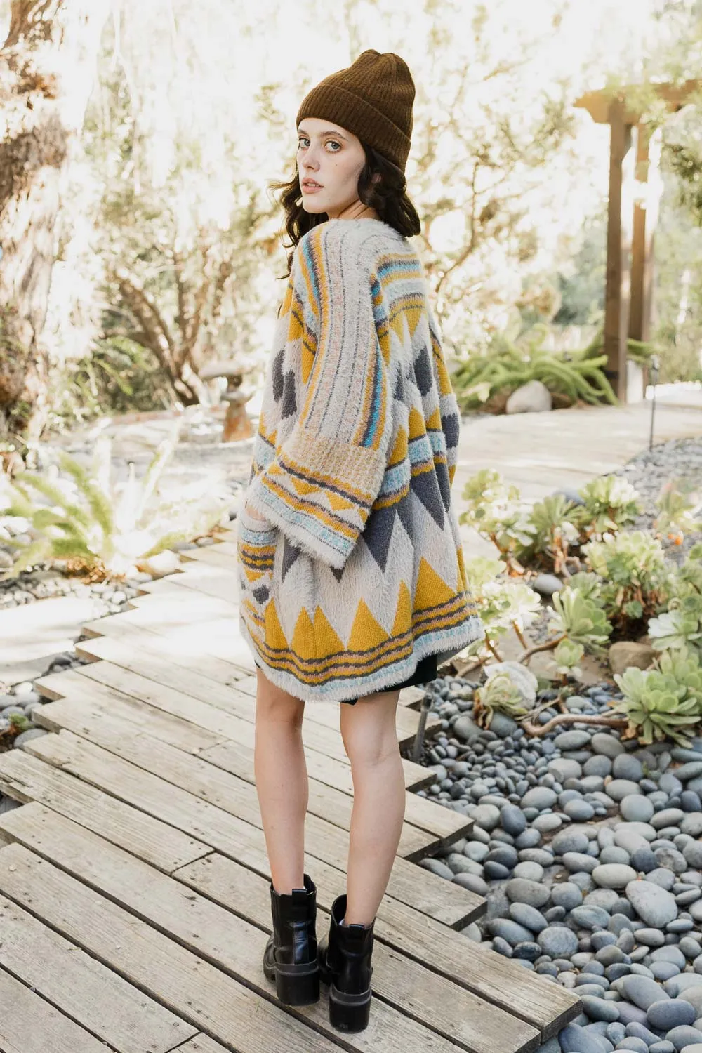 Aztec Dreams Cozy Pocket Ruana