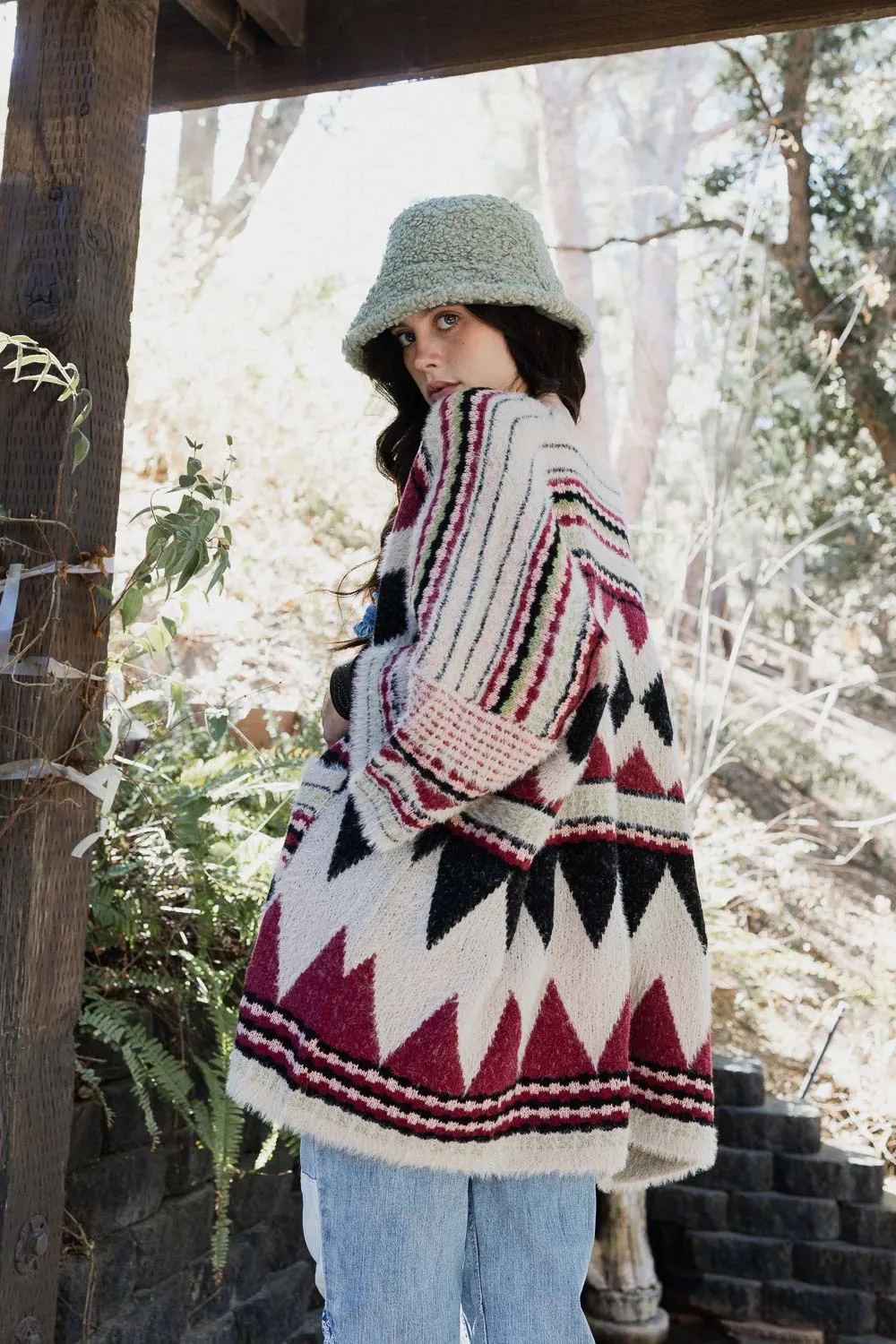 Aztec Dreams Cozy Pocket Ruana