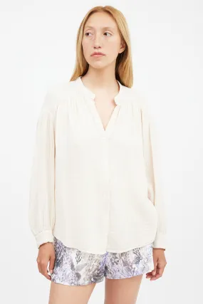 Beige Muslin Cotton Shirt