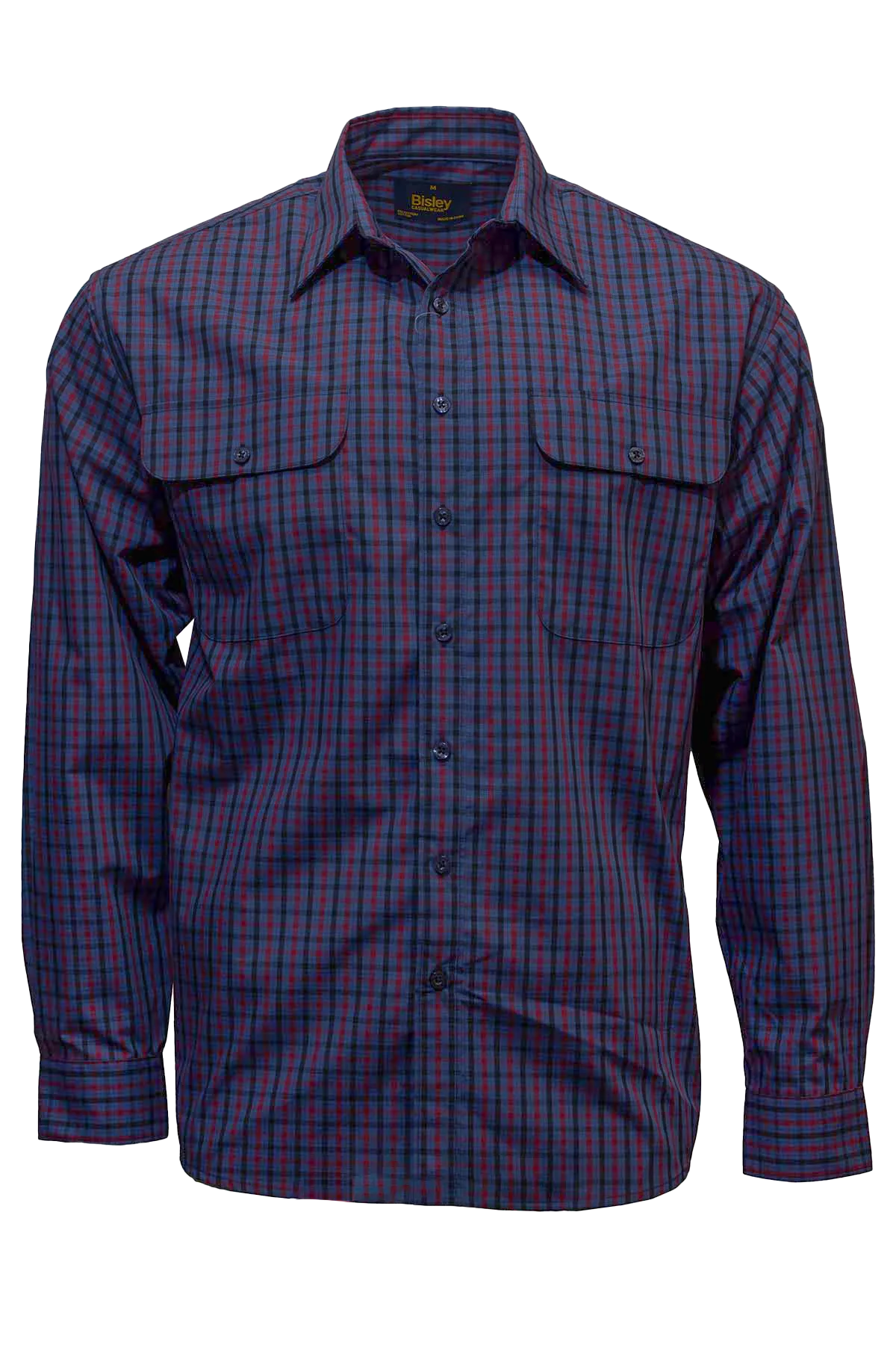 Bisley Long Sleeve Small Check Shirt