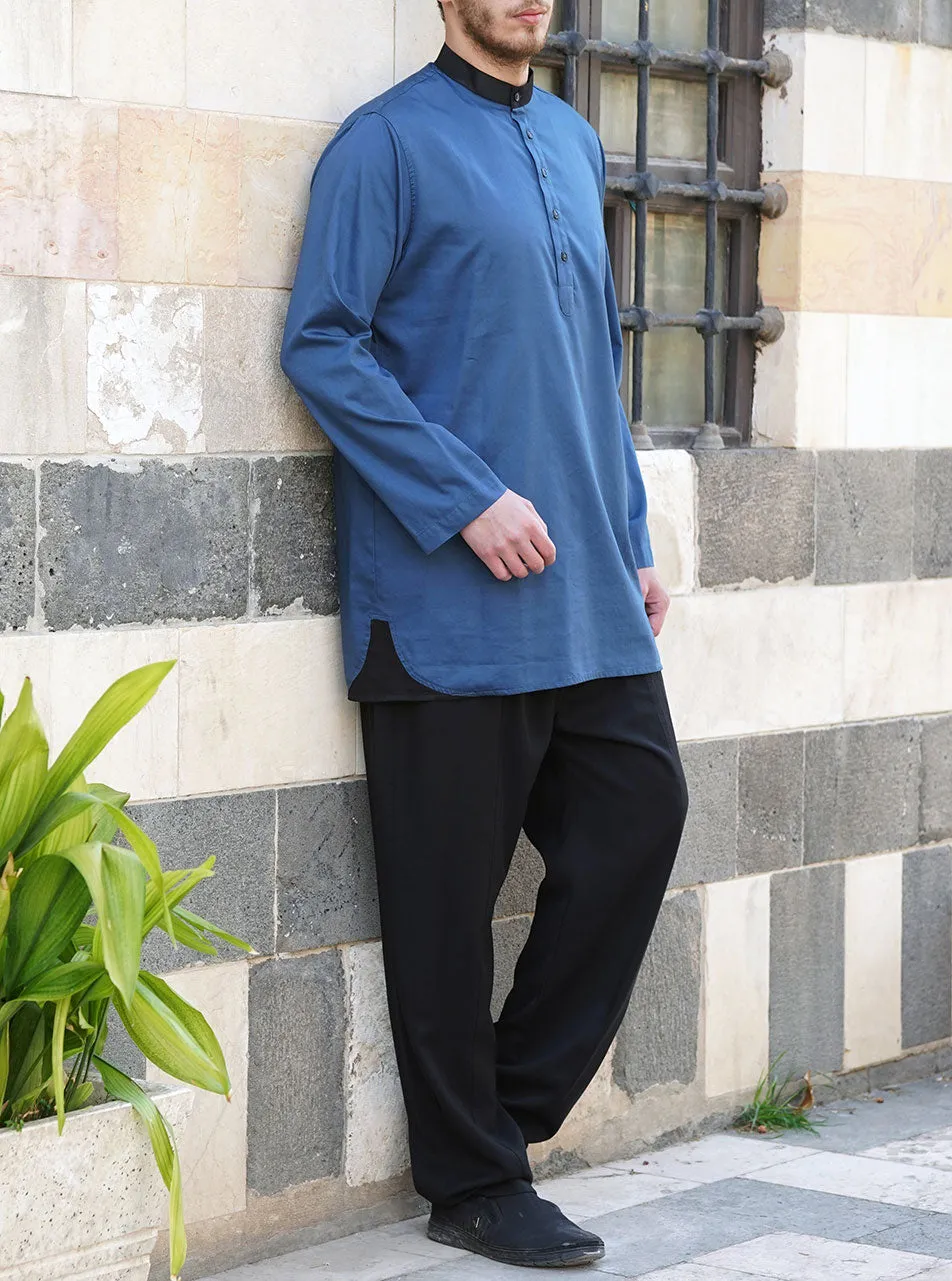 Black Contrast Top