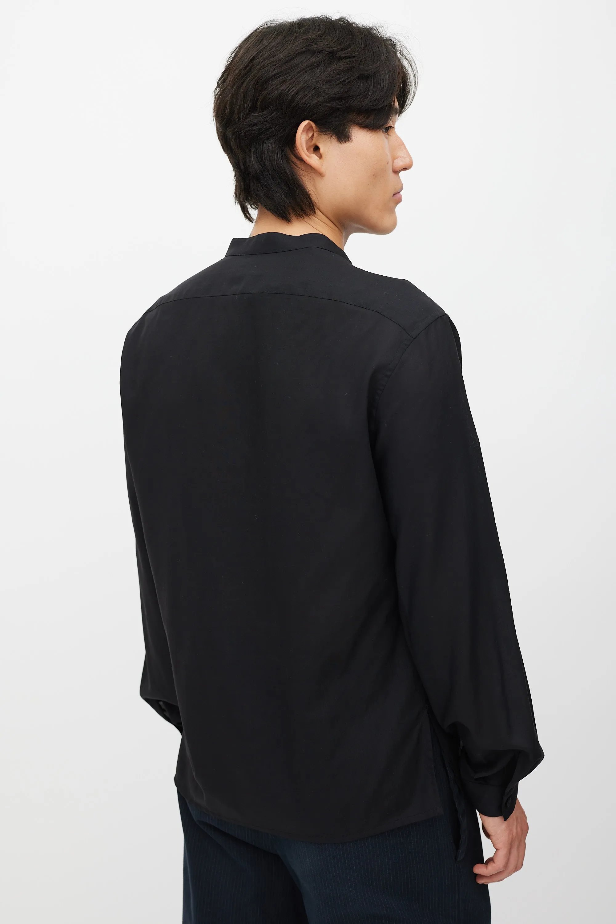 Black Wool Top