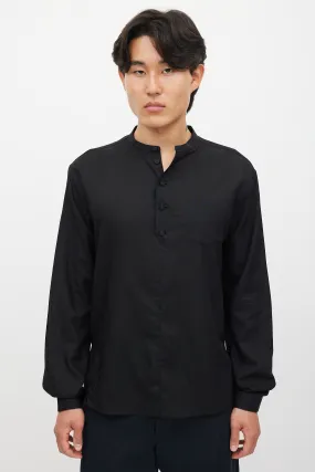 Black Wool Top