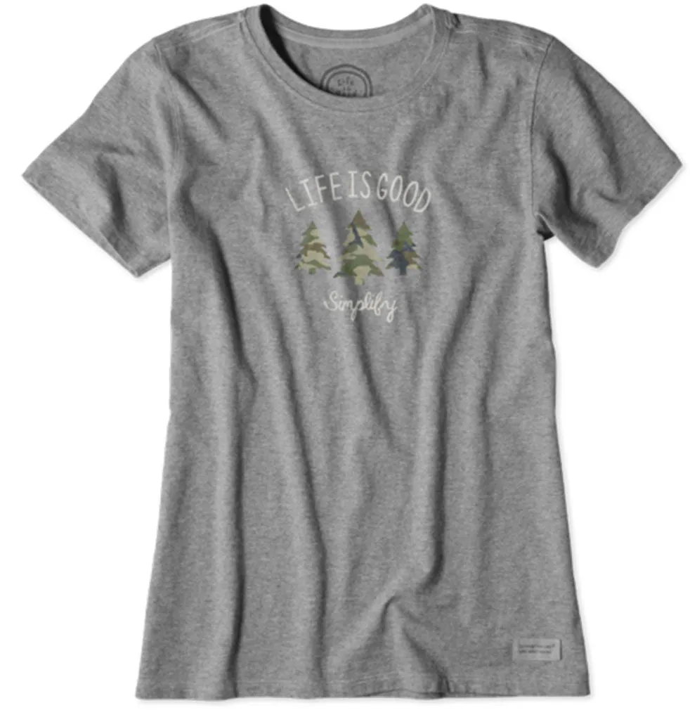 Camo Trees Crusher T-Shirt by Life is good