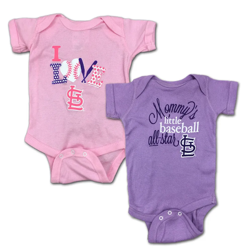 Cardinals Mommy's Little Baseball Allstar 2-Pack