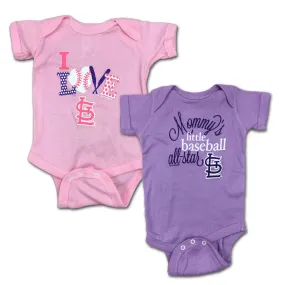 Cardinals Mommy's Little Baseball Allstar 2-Pack