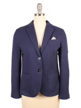 Circolo 1901 Honeycomb Short Jacket in Navy