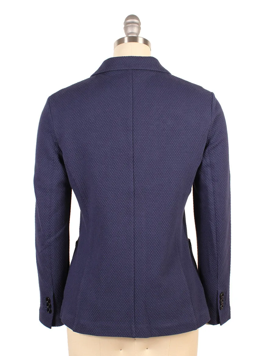 Circolo 1901 Honeycomb Short Jacket in Navy