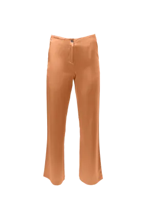 Classic Straight Leg Pants In Copper