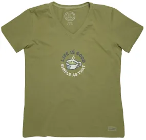 Crusher Simple Tea Cup T-Shirt by Life is good
