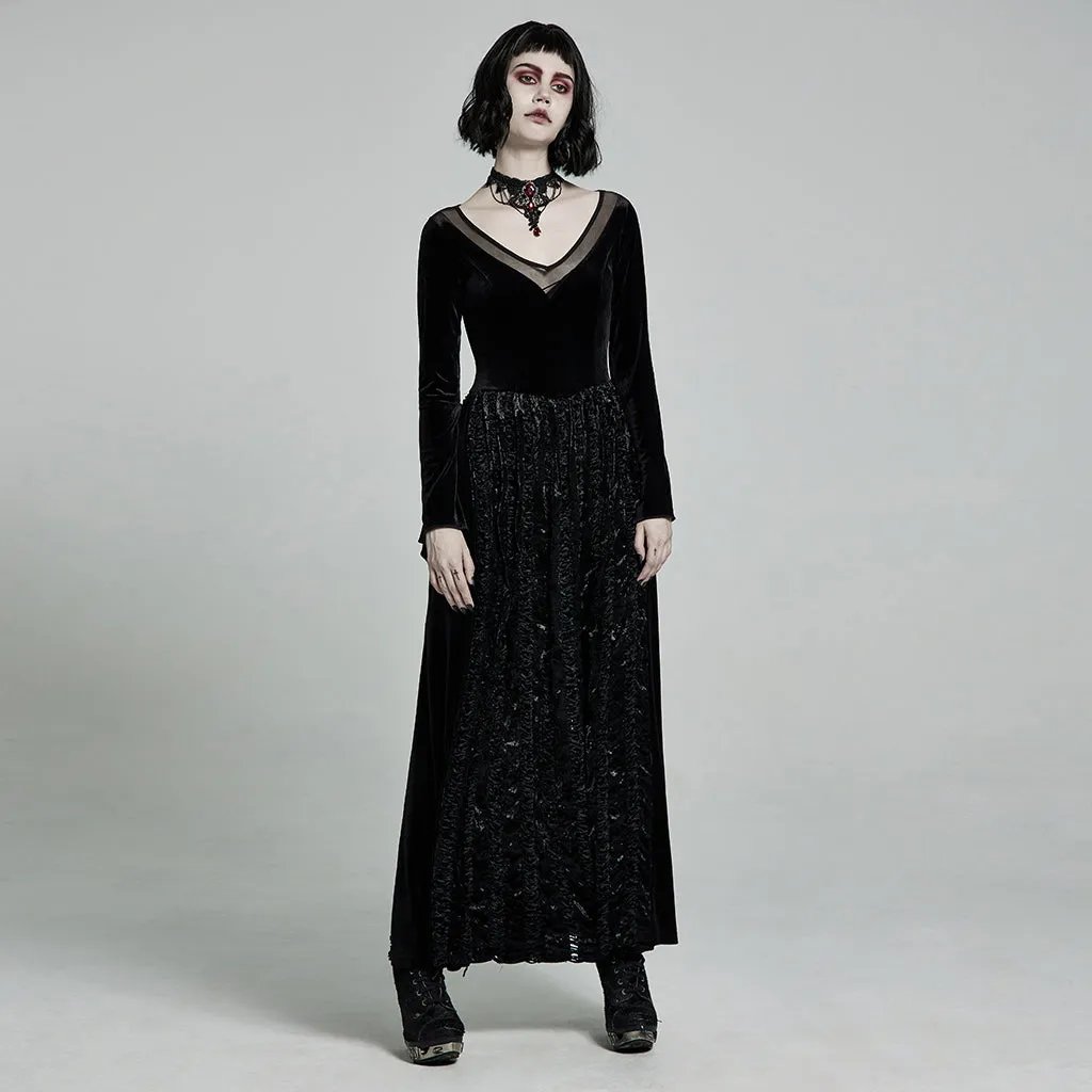 Dark long dress