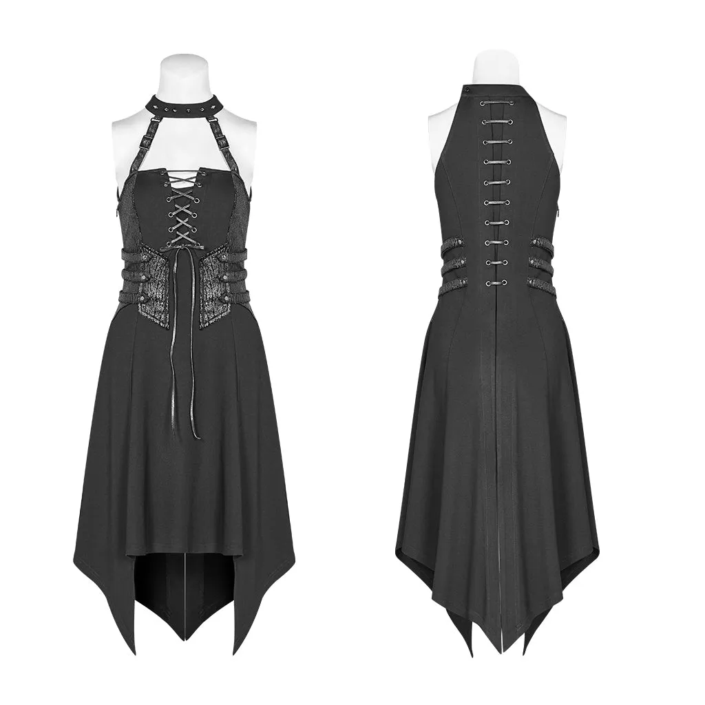 Dark Punk Short Dress