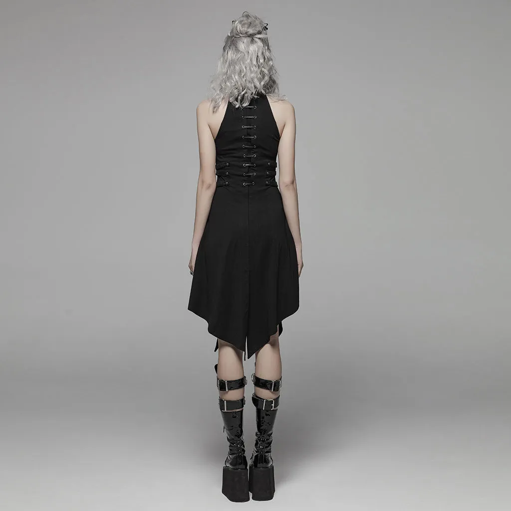 Dark Punk Short Dress