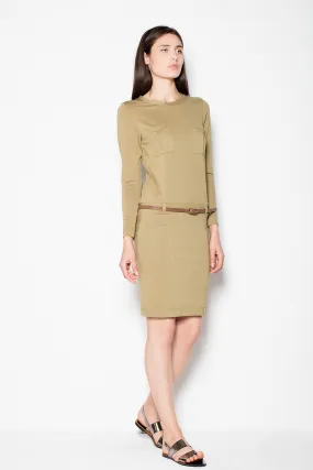 Eco-Friendly Luxe Leather Daydress - Chic Fashion Statement