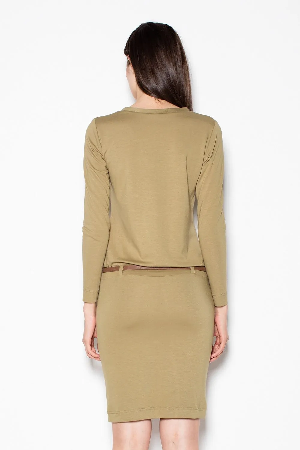 Eco-Friendly Luxe Leather Daydress - Chic Fashion Statement