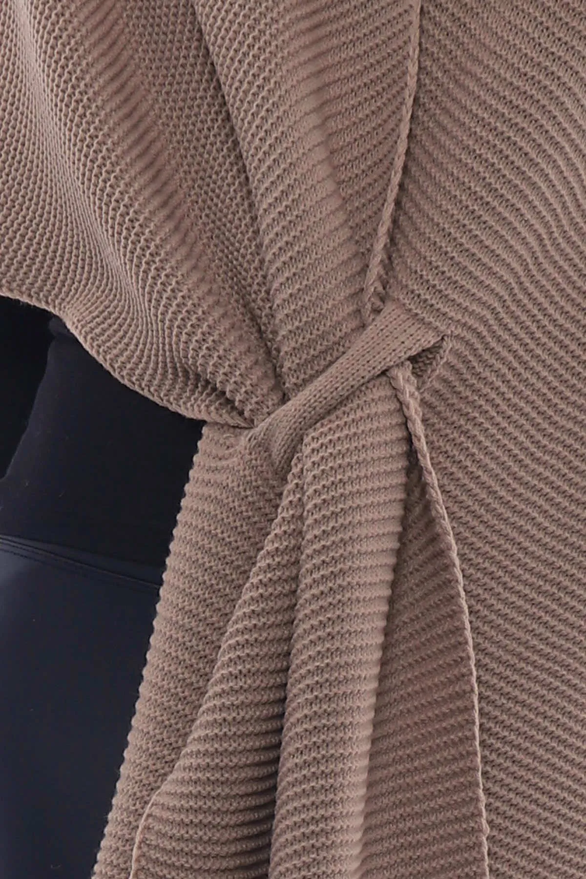 Eilidh-Rose Knitted Cape Nutmeg
