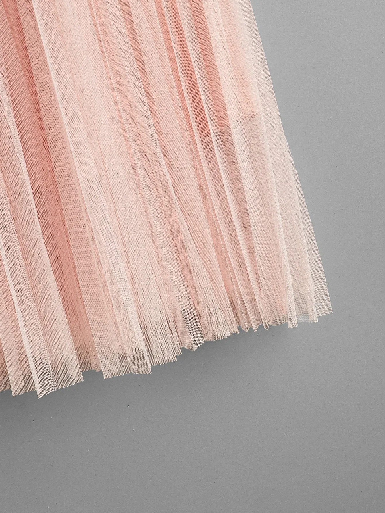 Elegant Plain Pleated High Waist Long Women Skirts