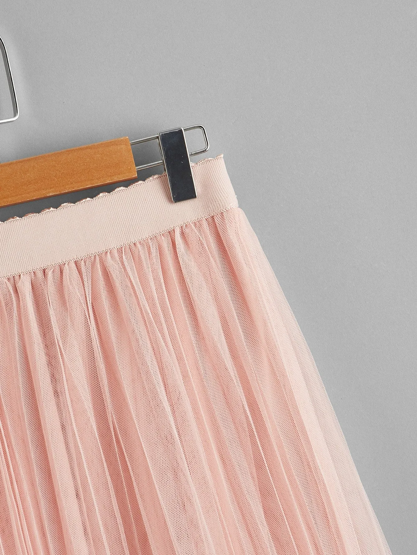 Elegant Plain Pleated High Waist Long Women Skirts