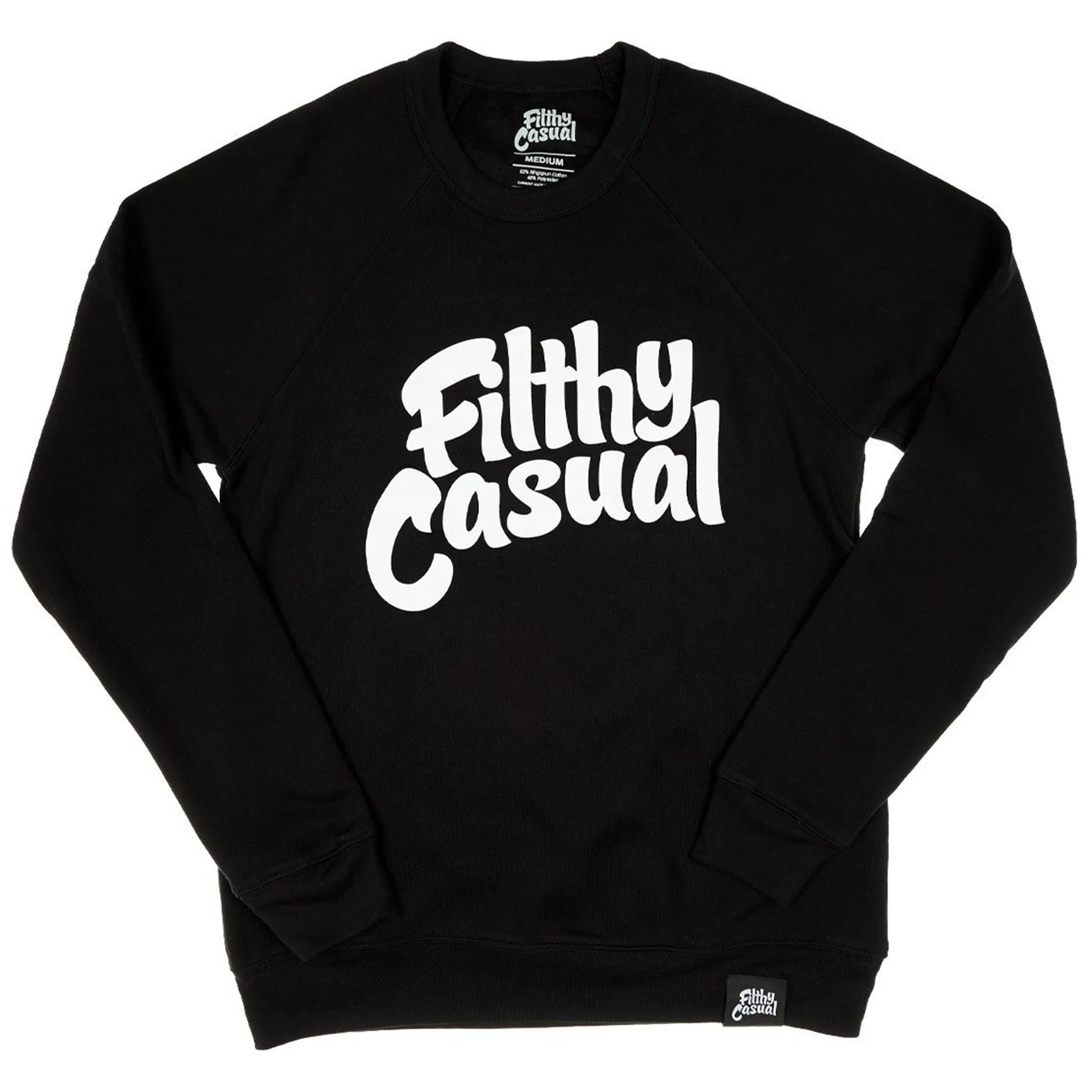 Filthy Casual Black Crewneck