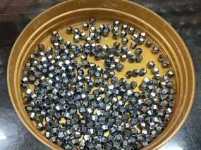 Graphite Gray Rainbow Bicone Crystal Glass Beads (Wholesale)