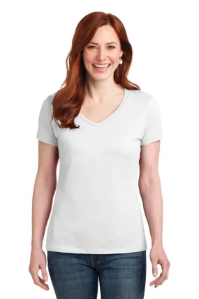 Hanes Women's Perfect-T Cotton V-Neck T-Shirt S04V