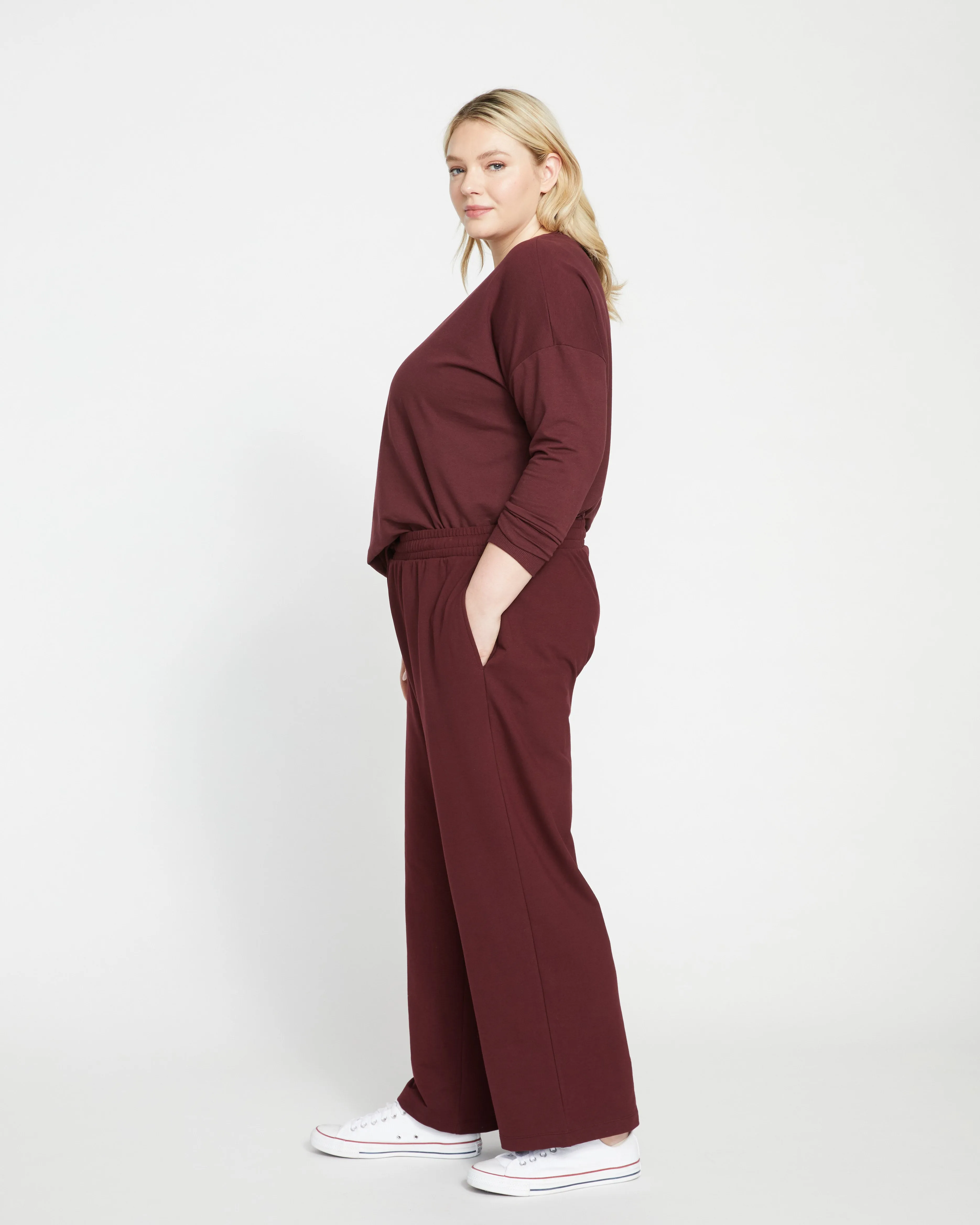 Highbridge Sweatpants - Black Cherry