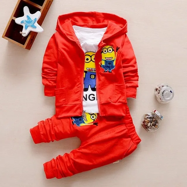 Hot style 2020 spring baby girls boys suits mignon / newborn clothing set kids vest   shirt   pants 3 pcs. sets children suits