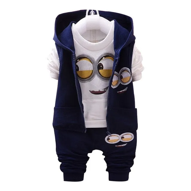 Hot style 2020 spring baby girls boys suits mignon / newborn clothing set kids vest   shirt   pants 3 pcs. sets children suits