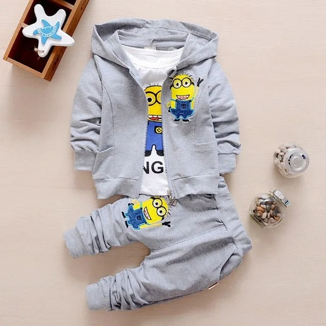 Hot style 2020 spring baby girls boys suits mignon / newborn clothing set kids vest   shirt   pants 3 pcs. sets children suits