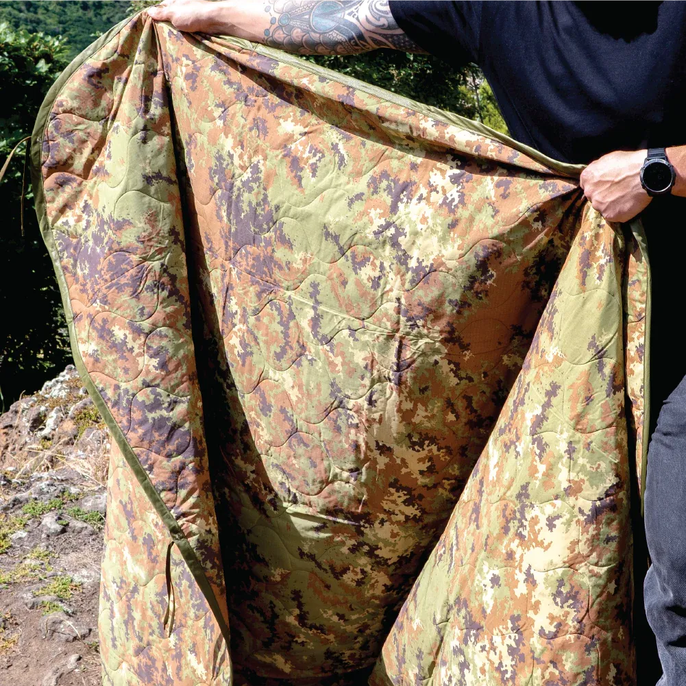 Italian Army Vegetato Poncho Liner