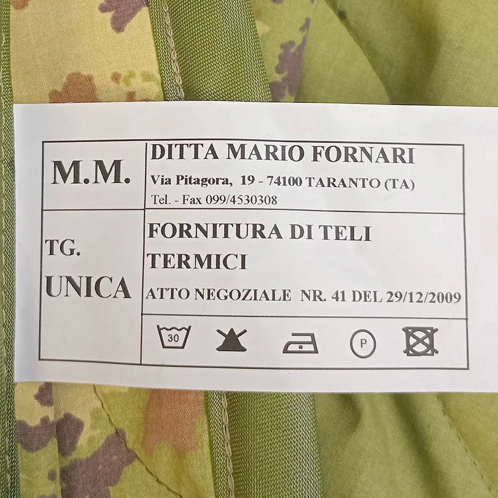 Italian Army Vegetato Poncho Liner