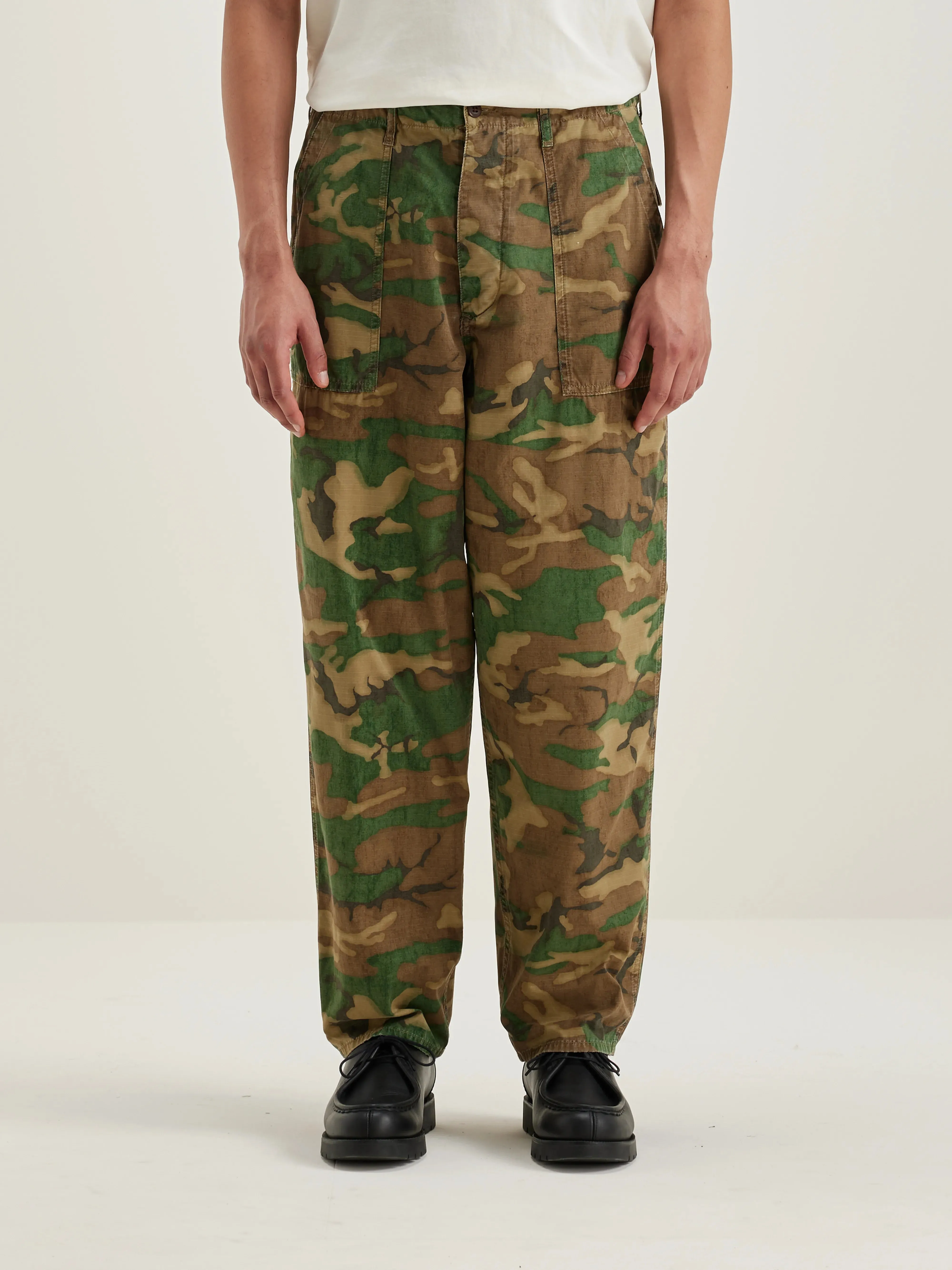 Kargo cropped tapered trousers (242 / M / COMBO A)