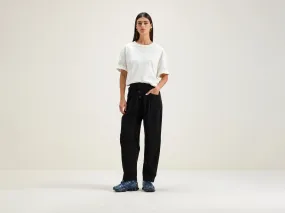 Lilo paperbag trousers (242 / W / BLACK BEAUTY)