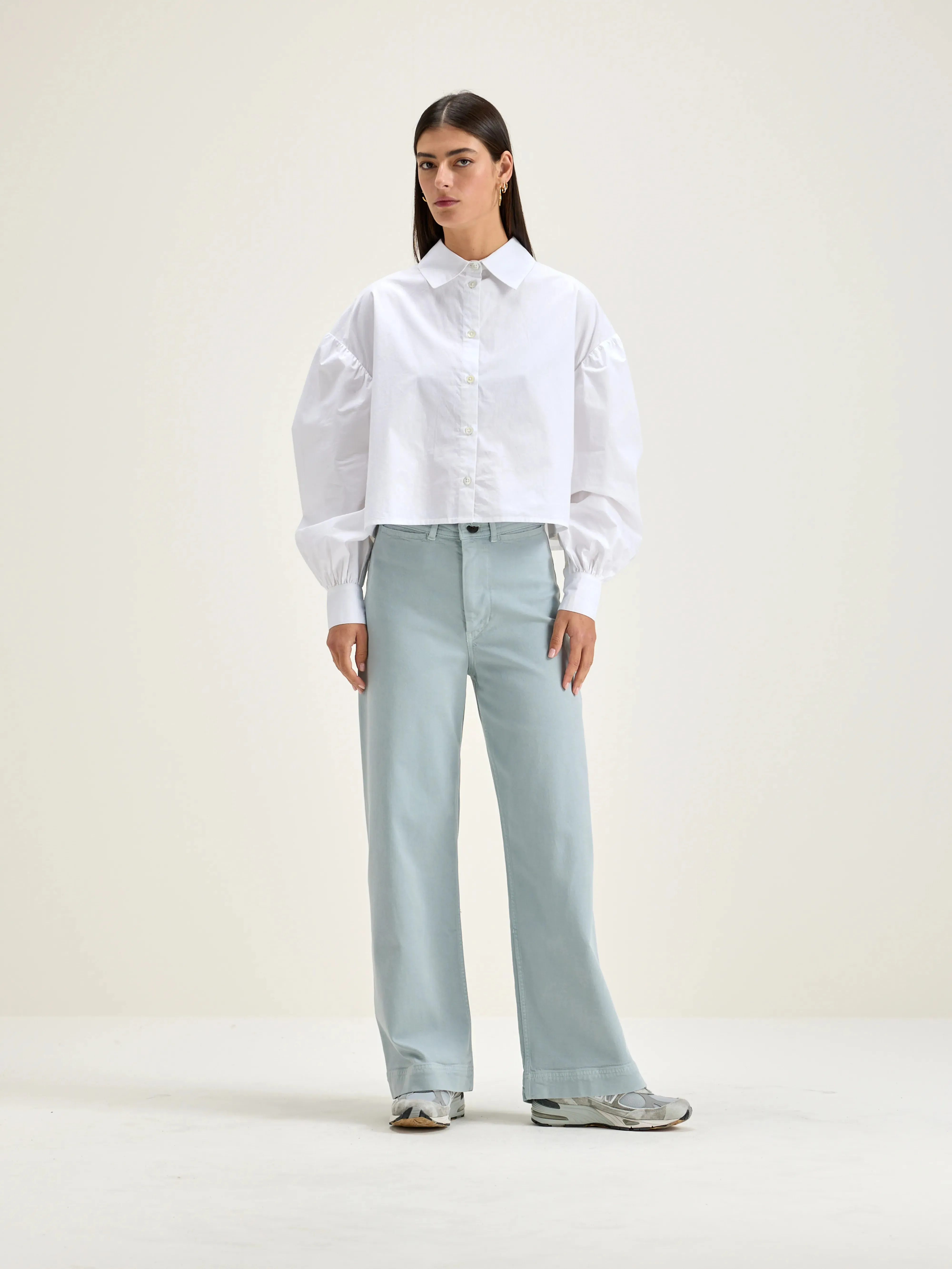 Lottie wide trousers (242 / W / GIVRE)