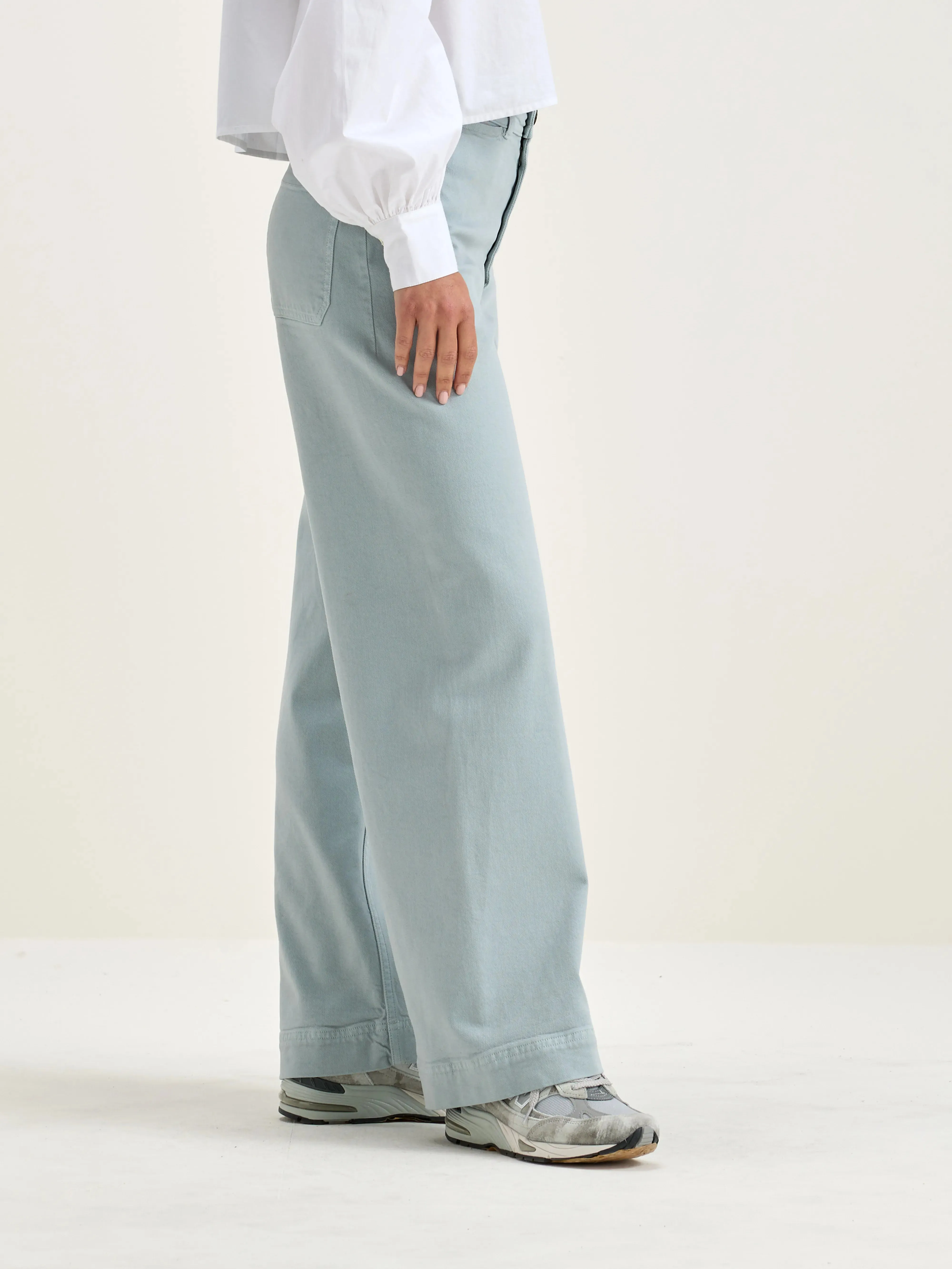 Lottie wide trousers (242 / W / GIVRE)