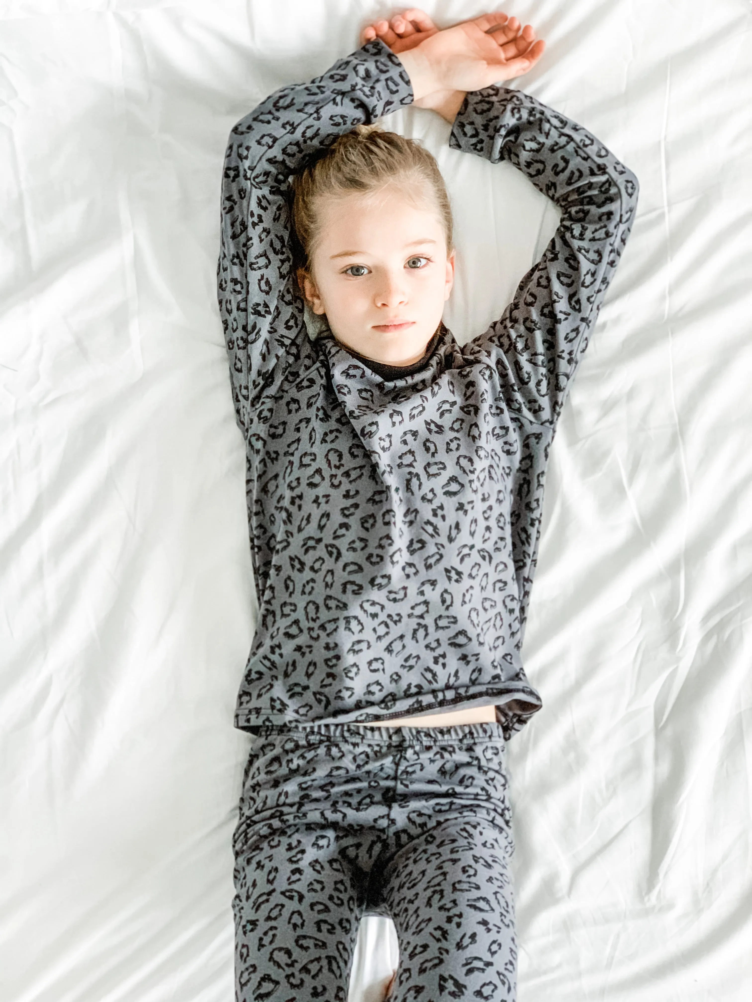 Lounge Set - Dark Grey Leopard