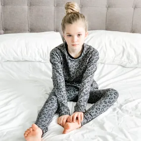 Lounge Set - Dark Grey Leopard
