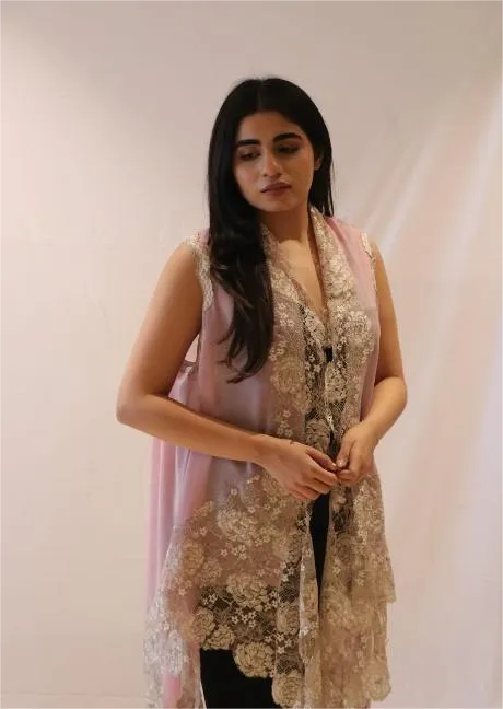 Marino Wool Shawl, lace edging poncho design,