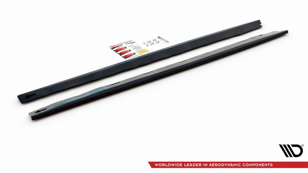 Maxton Design - SIDE SKIRTS DIFFUSERS FORD MUSTANG MK6 FACELIFT (2017-)
