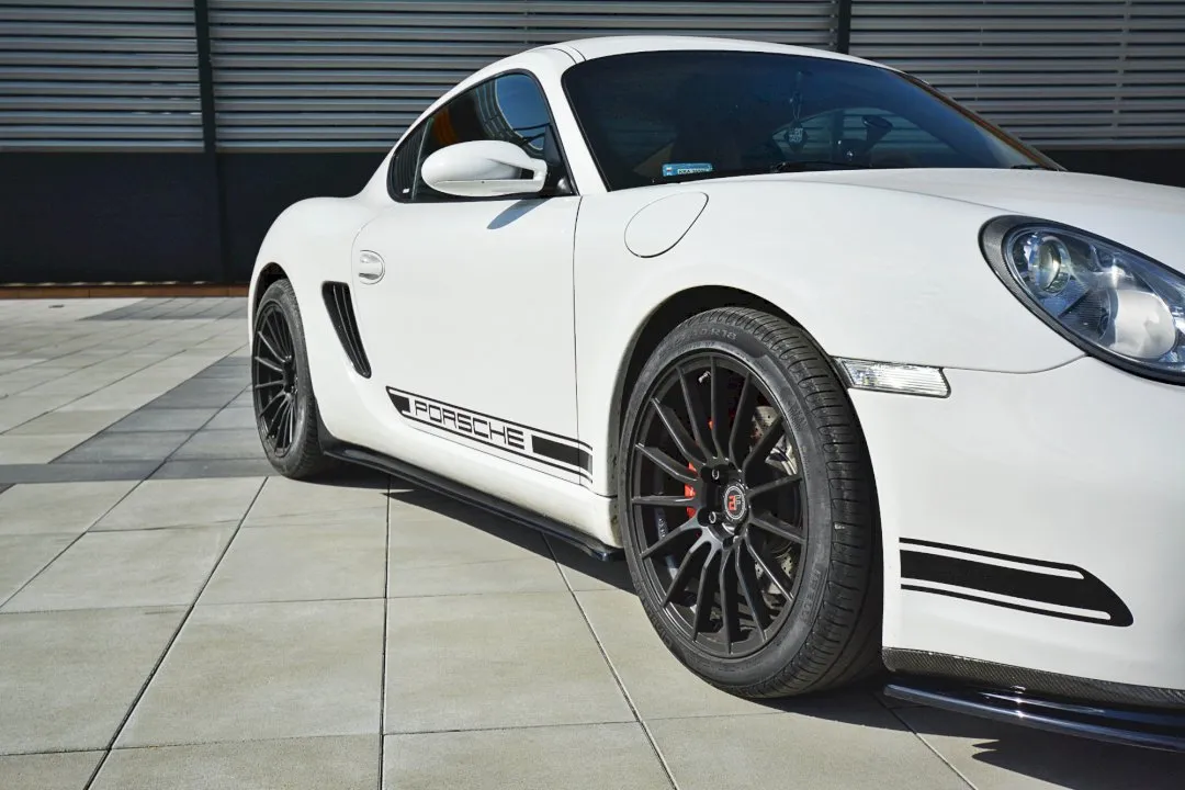 Maxton Design - SIDE SKIRTS SPLITTERS PORSCHE CAYMAN S 987C (2006-09)