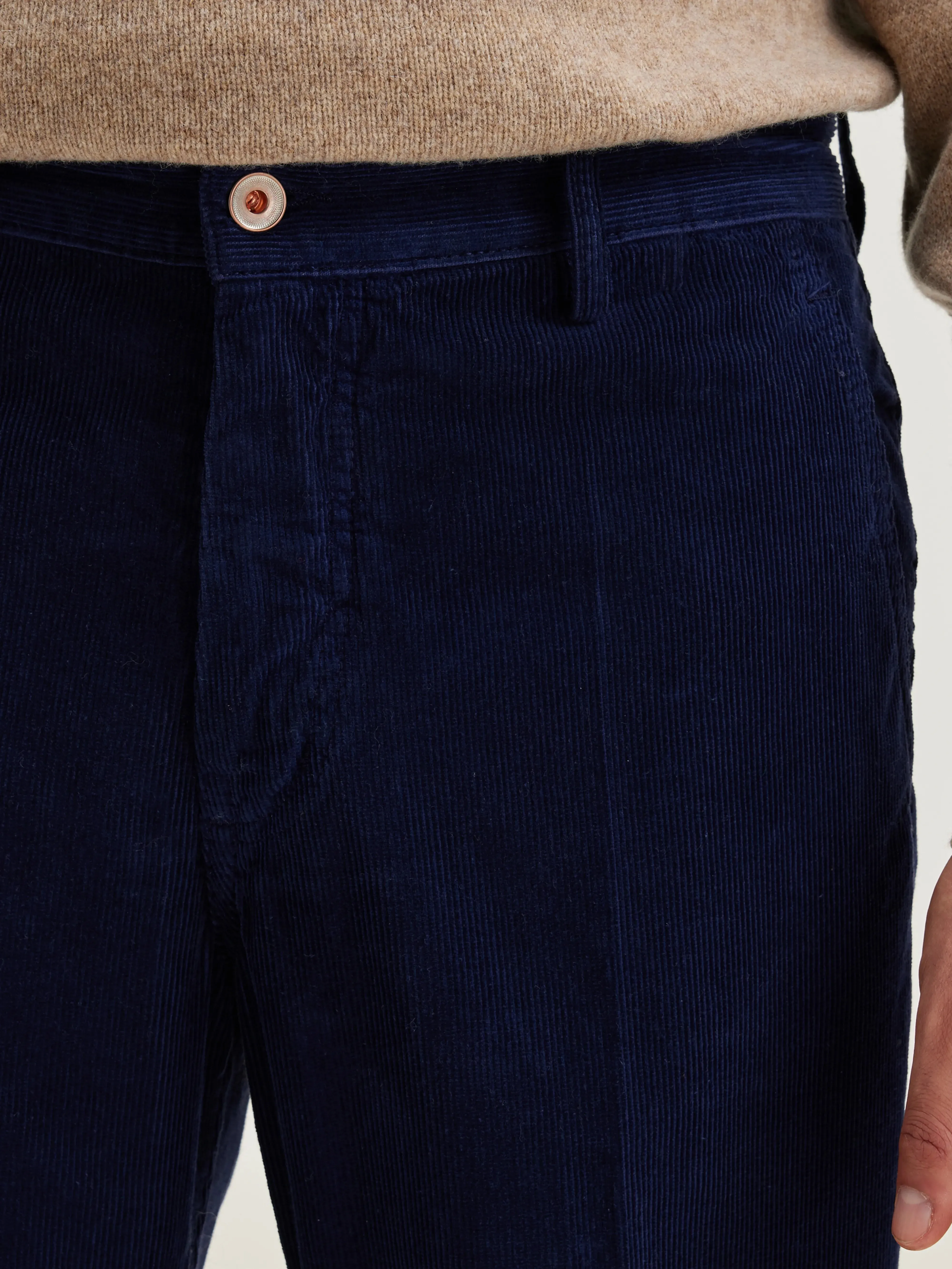 Pen straight trousers (242 / M / NAVAL)