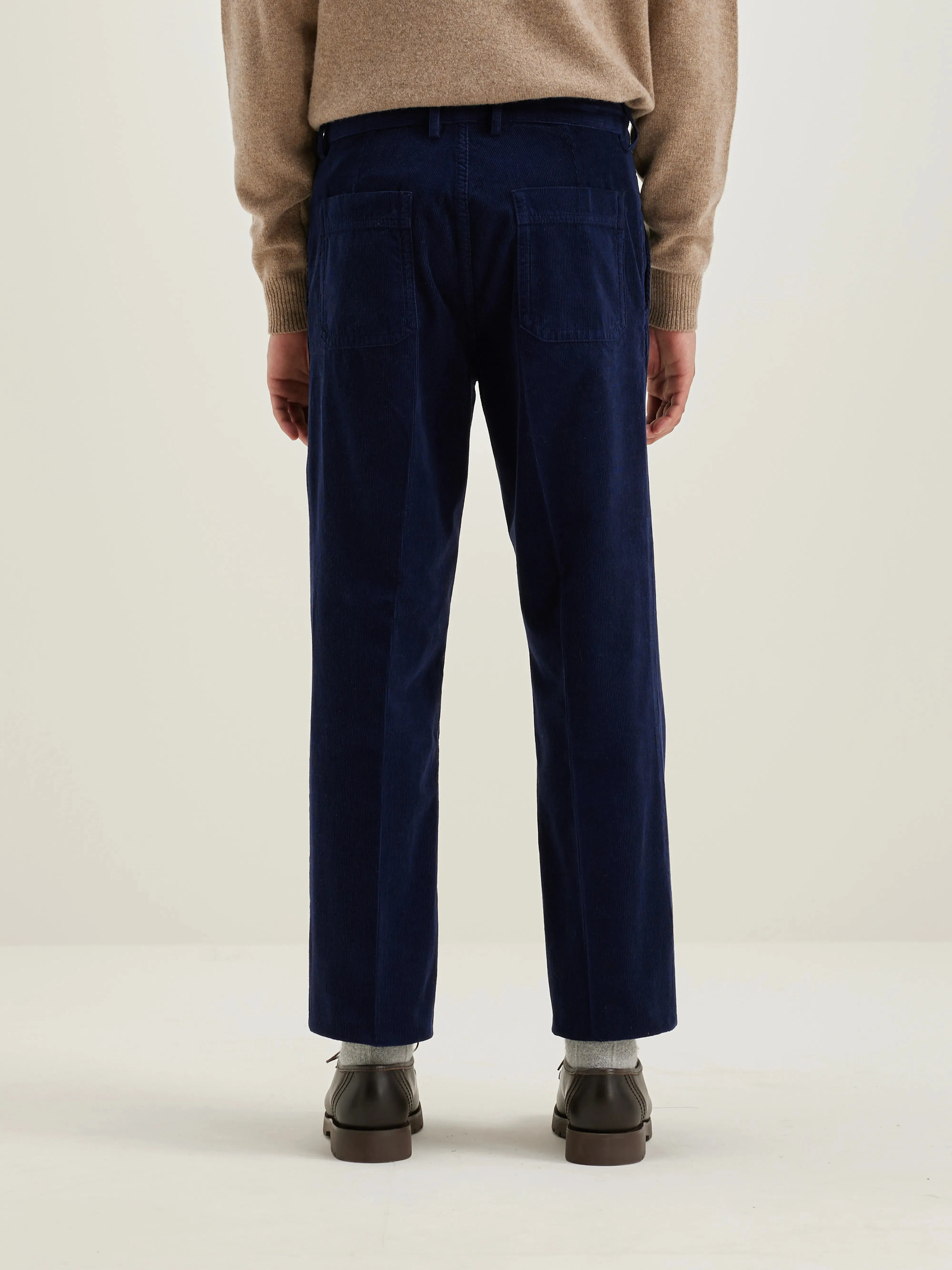 Pen straight trousers (242 / M / NAVAL)