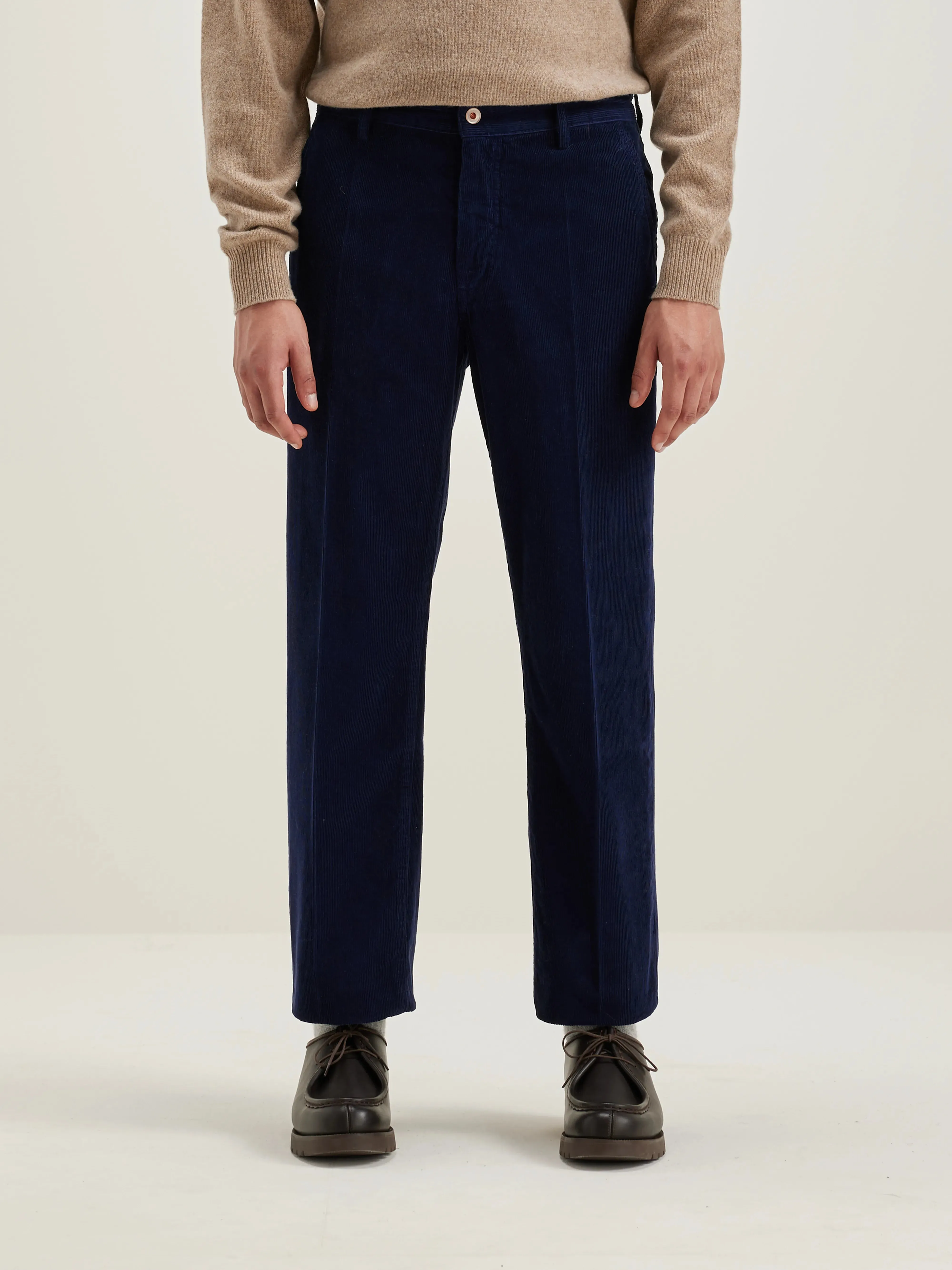 Pen straight trousers (242 / M / NAVAL)